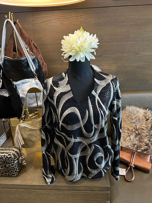 Compli K Gold Swirl Top