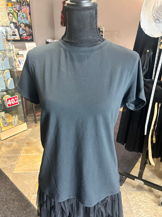 Elle Scoop Neck Short Sleeve T-Shirt Top