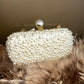 Bijou Stunning Evening Bag Crystal Mesh Ring Wearable Art