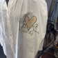 Elle Love Yourself White Blouse Collarless