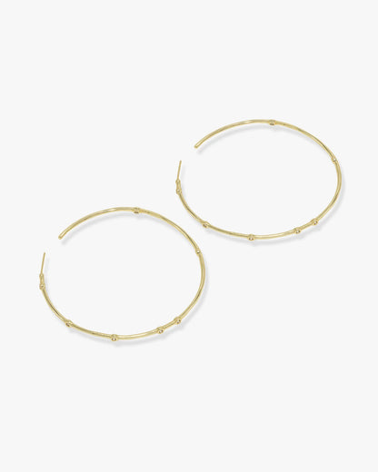 Melinda Maria Big Ass Hoops 2" Earrings