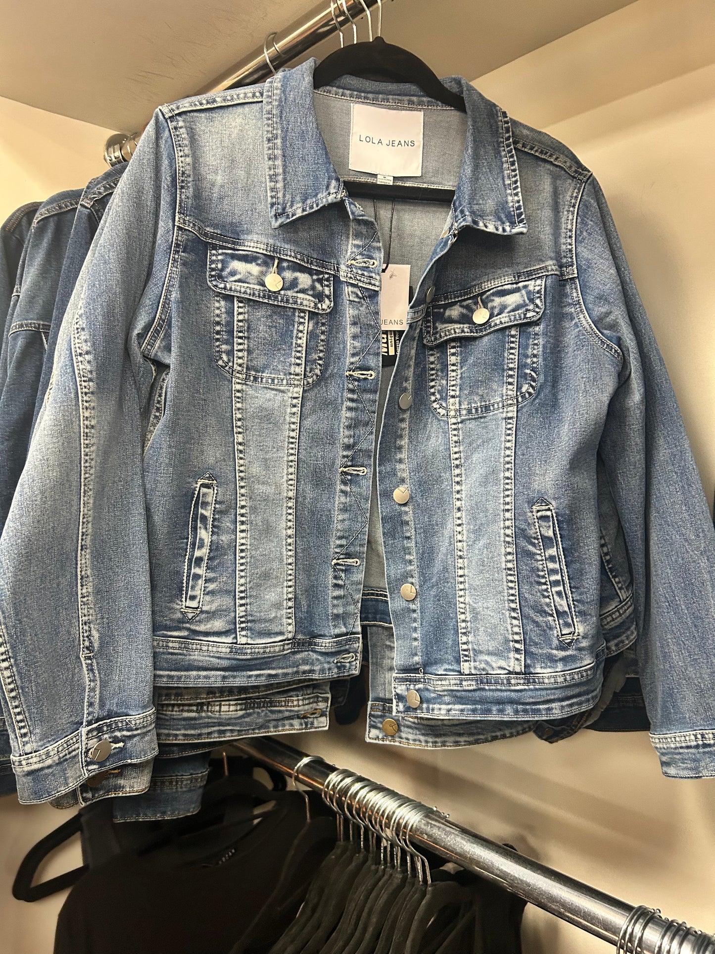 Lola Jeans Gabriella Classic Stretch Denim Jacket