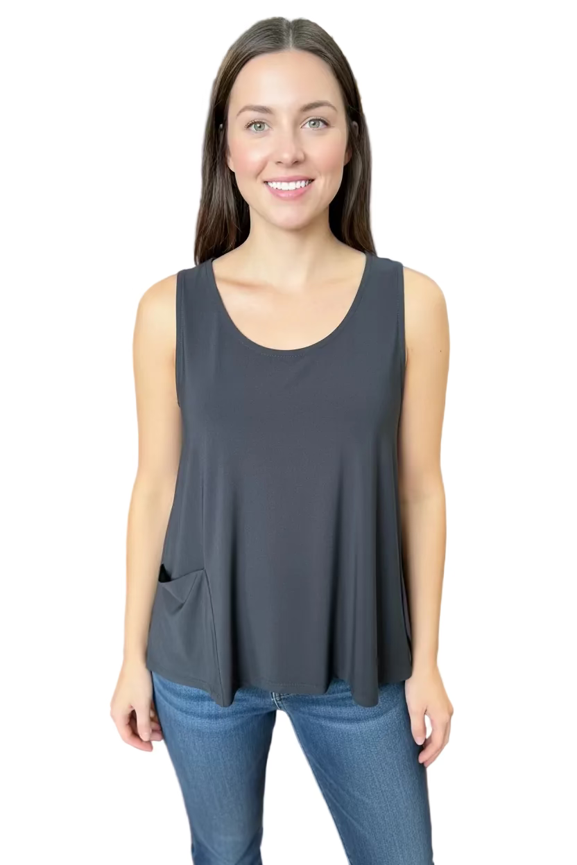 Kozan Dasani Sleeveless Top w/ pocket