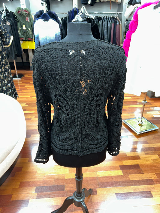 Brand Bazaar Crochet Cardigan Sweater Top