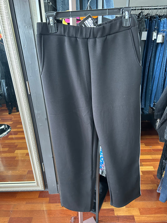 Joh Franni Black w/ stripe Pant