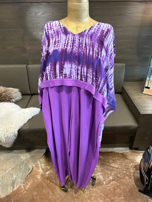 Mat Fashion Shades of Purple Jumpsuit