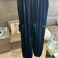 Brand Bazaar Black Silk Cargo Pant