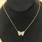 Kamaria Opal Butterfly Necklace with Crystals