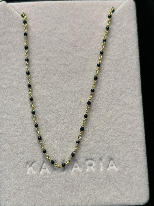 Kamaria Enamel Beaded Chain Necklace