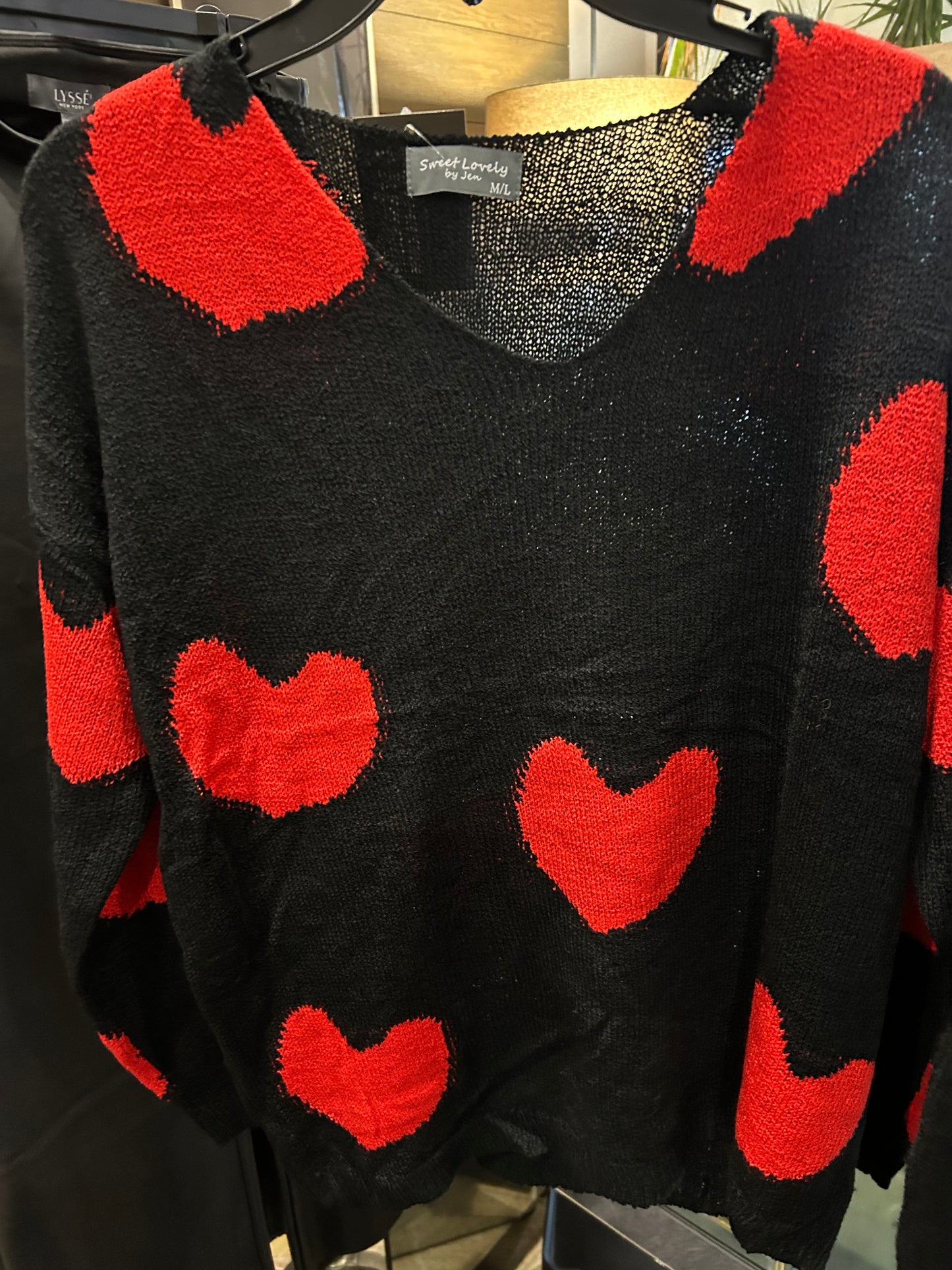 Sweet Lovely by Jen Black w/ Red Heart Sweater Top