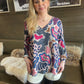 Tina Stephens Made in Italy Reba Poet Top One Size