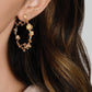 Anabel Aram Orchid Hoop Earrings