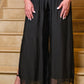 Tina Stephens Made in Italy Eva Silk Side Slit Pant One Size