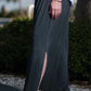 Tina Stephens Evalyn Viscose Side Slit Pant