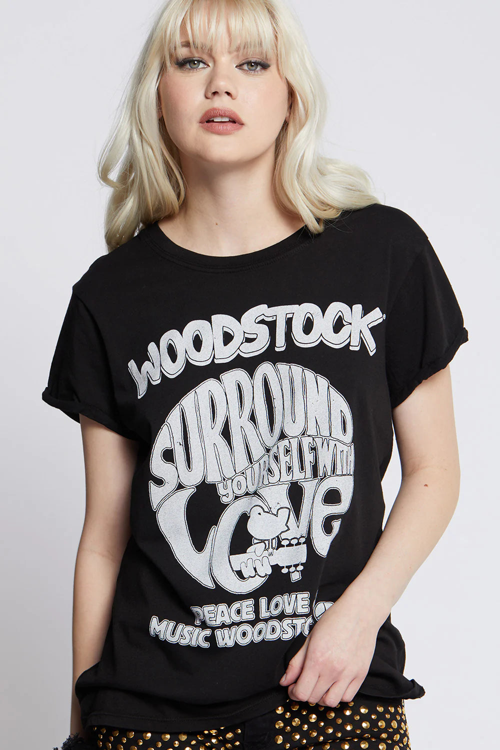 Recycled Karma Woodstock Surround Yourself With Love Tee Shirt