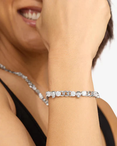 Melinda Maria Ride or Die Cuban Chain Bracelet