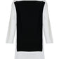 Kozan Black and White Obsidian Beckham Tunic Top
