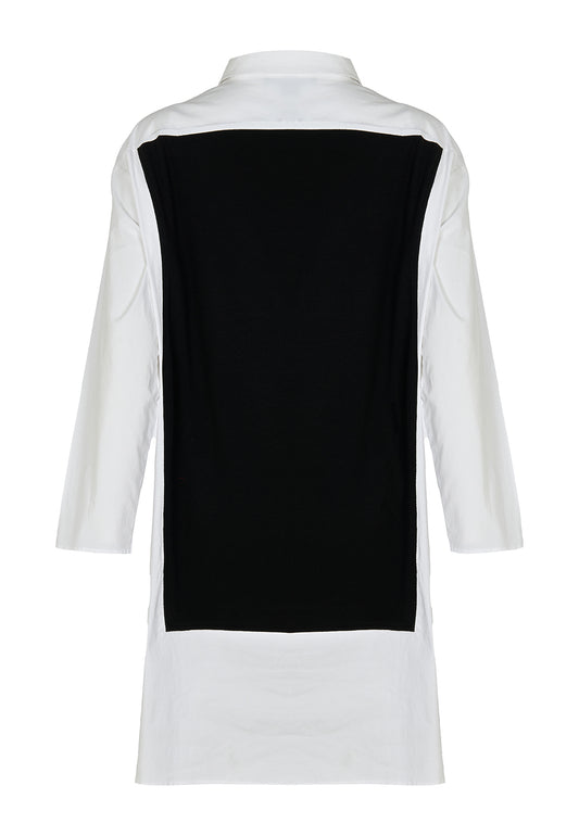 Kozan Black and White Obsidian Beckham Tunic Top