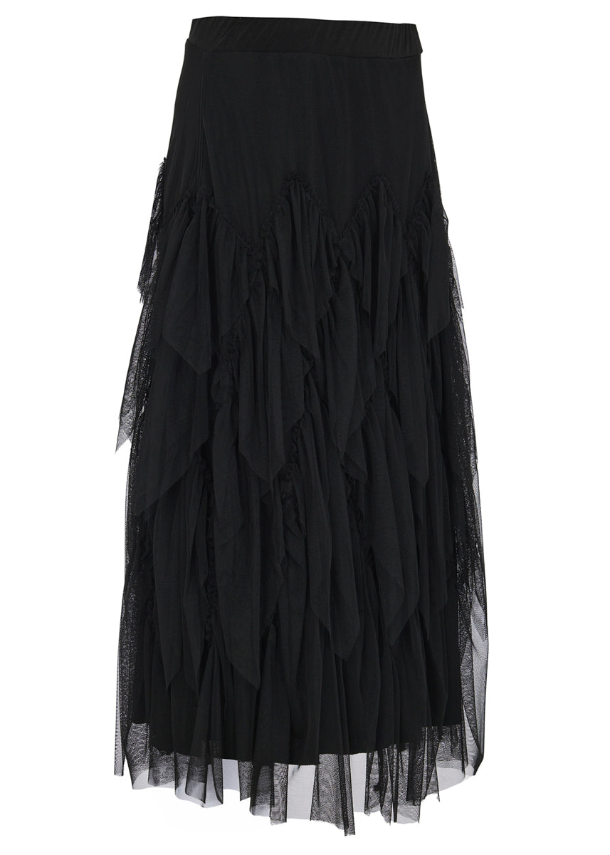 Kozan Black Mesh Vogue Dewar Skirt