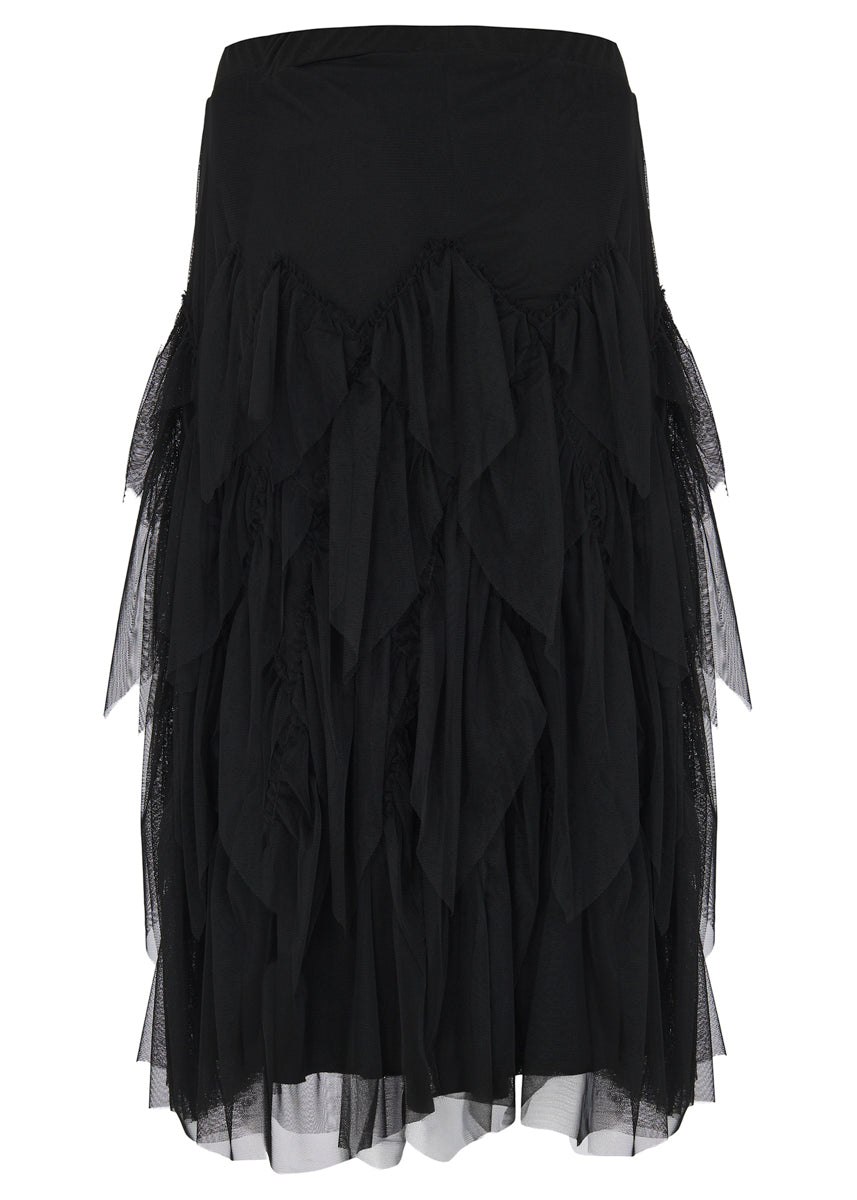 Kozan Black Mesh Vogue Dewar Skirt