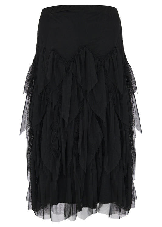 Kozan Black Mesh Vogue Dewar Skirt