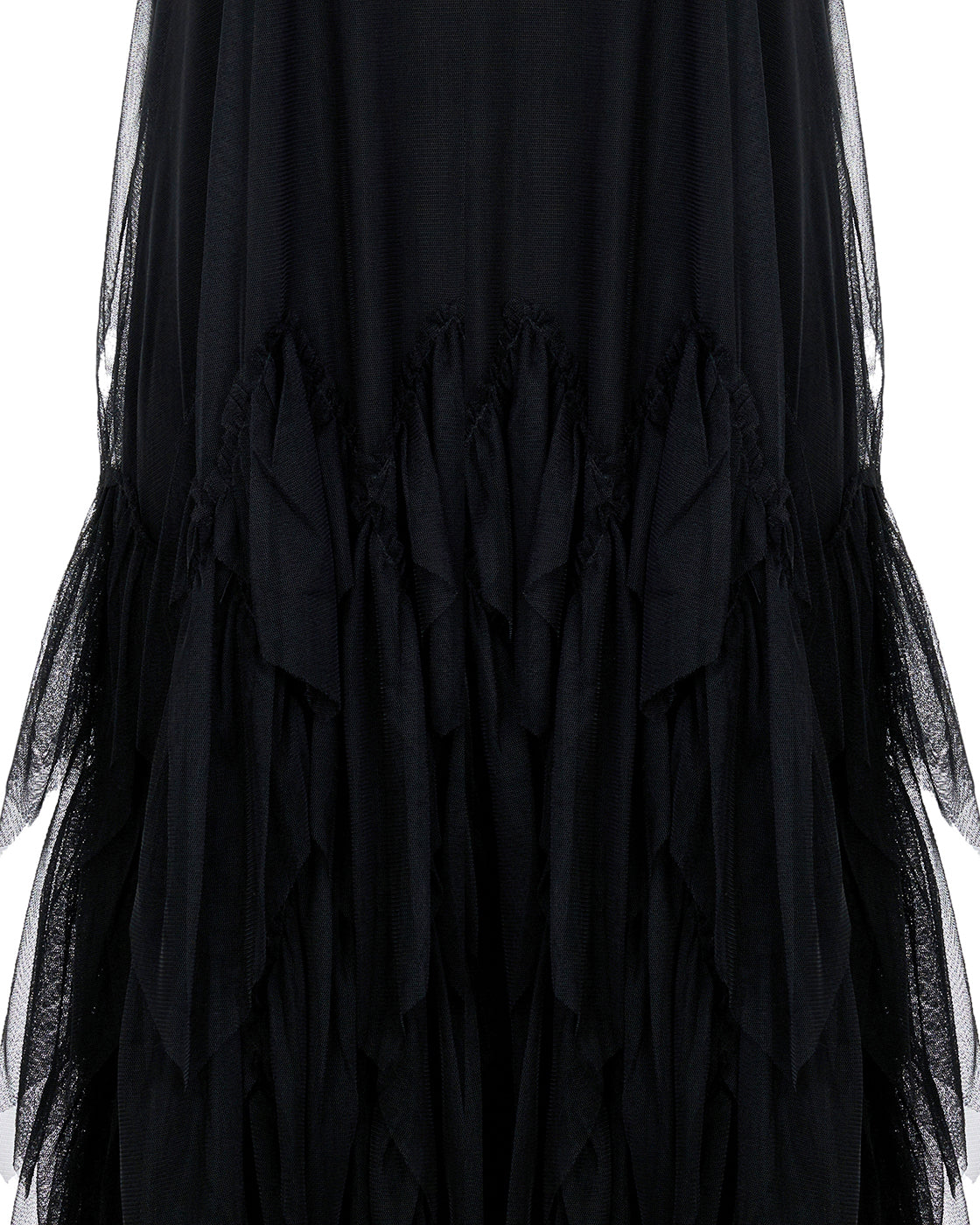 Kozan Black Vogue Mesh Daisy Dress