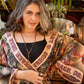 Market of Stars Courage Dear Heart Opera Duster Kimono Robe w/ Sacred Heart