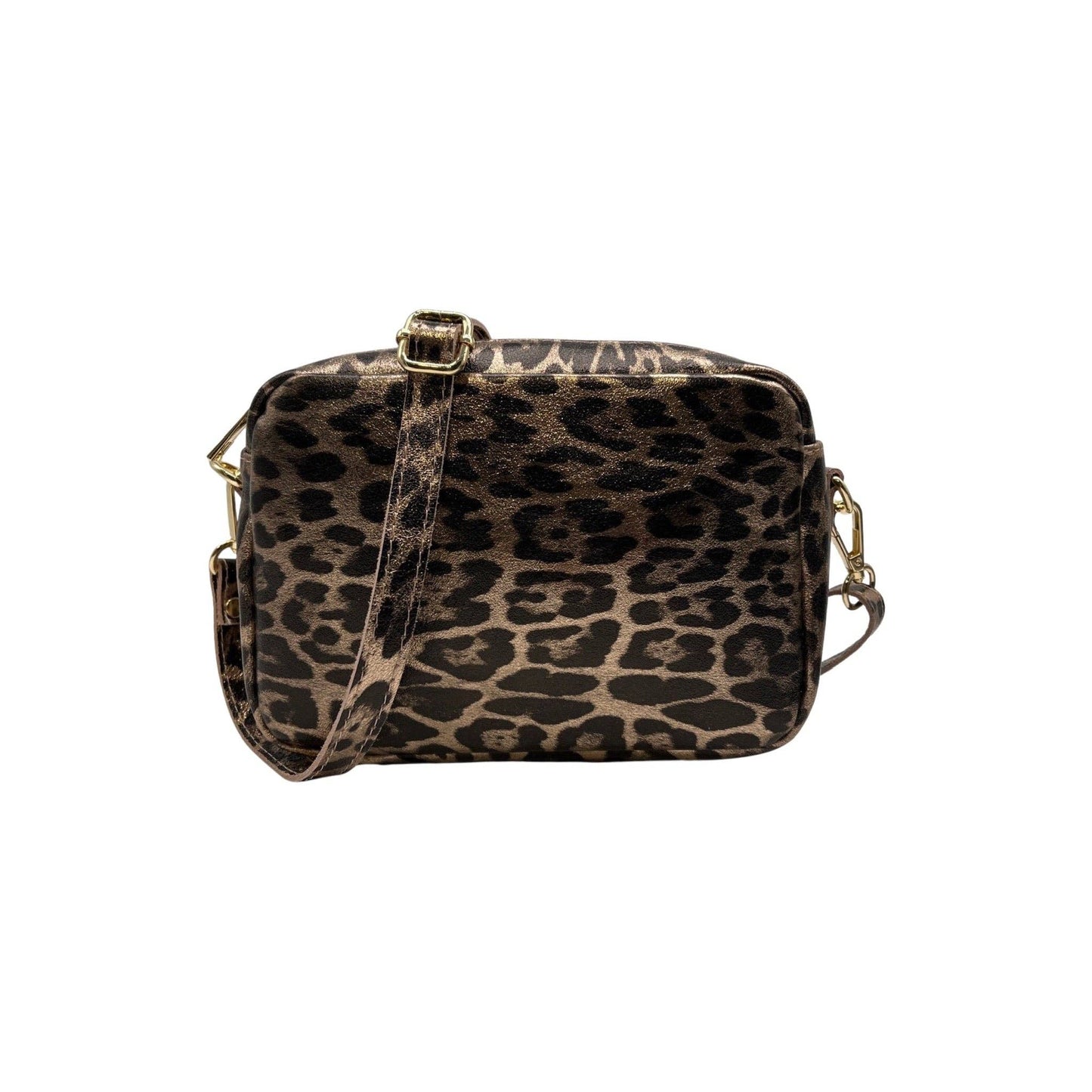 Louisa Lee Marta Leopard Iridescent Leather Bag