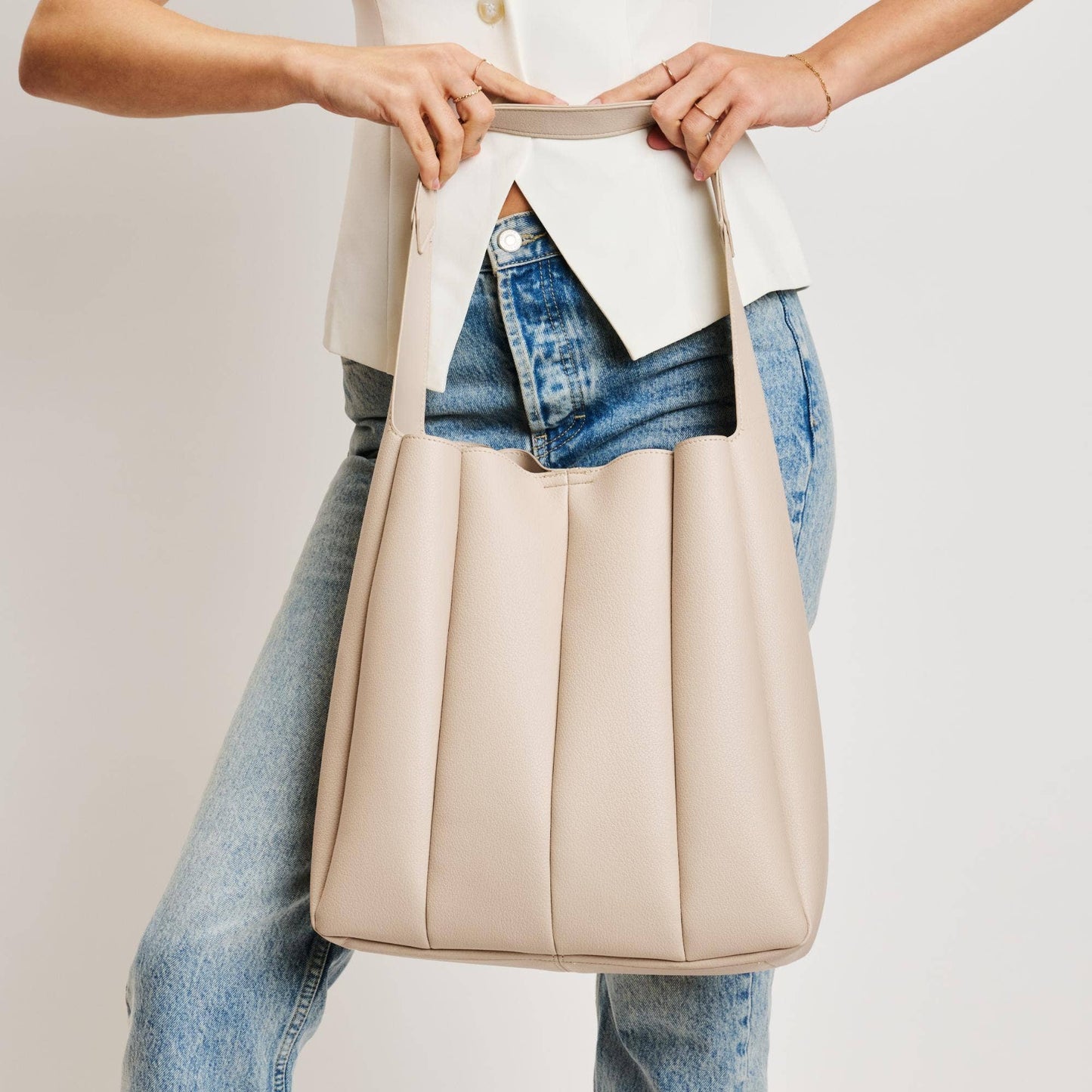 Moda Luxe Zelda Hobo Shoulder Handbag