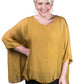 Tina Stephens Made in Italy Sofia Silk Kaftan Top One Size