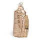 WanderFull HydroBag® HANDLE™- Gold Shiny with Vegan Leather Trimmed Solid Strap
