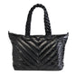 WanderFull Black Quilted HydroTote