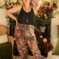 Market of Stars Courage Dear Heart Linen Cropped Artist Pant w/ Sacred Heart