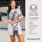 WanderFull Clear HydroBag® Stadium with Black Trim and Matching RFID Pouch