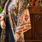 Market of Stars Courage Dear Heart Opera Duster Kimono Robe w/ Sacred Heart