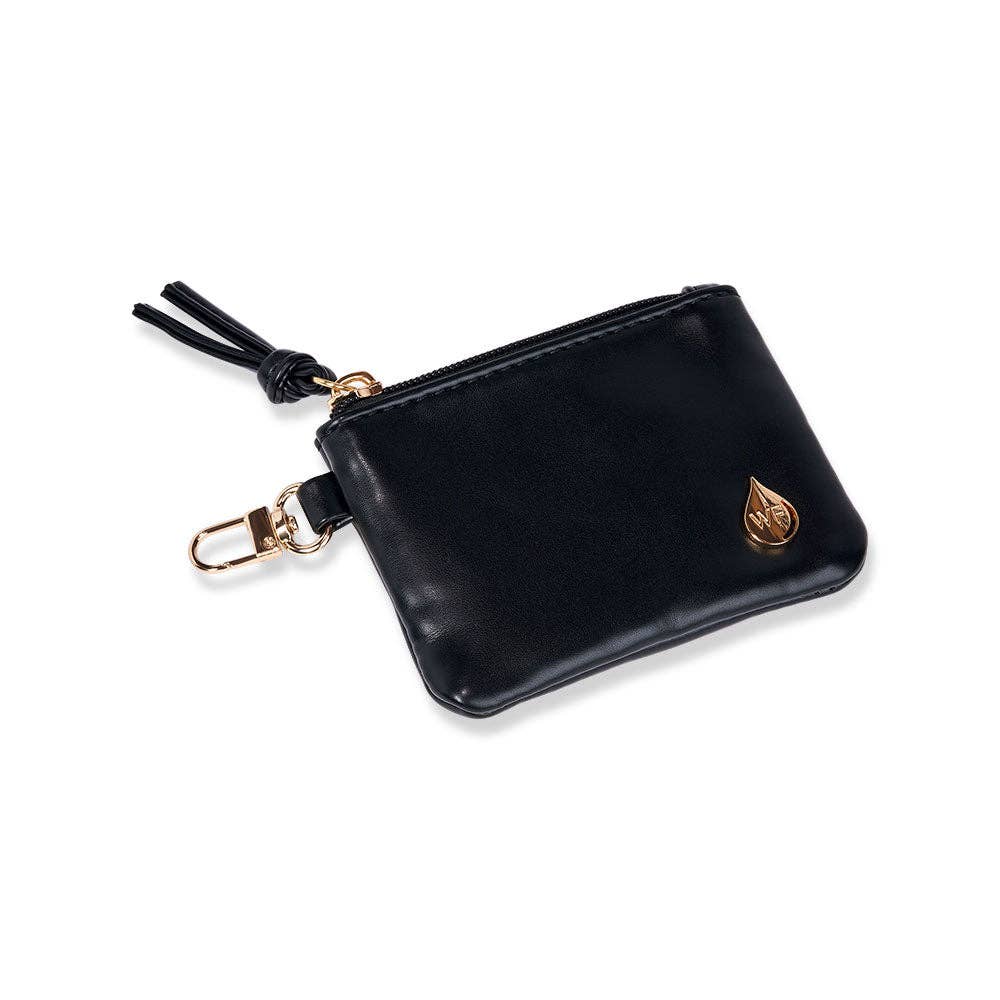 WanderFull Clear HydroBag® Stadium with Black Trim and Matching RFID Pouch