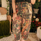 Market of Stars Courage Dear Heart Linen Cropped Artist Pant w/ Sacred Heart