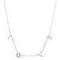 Jewish Star and Love Necklace With Sparkling Cz Cubic Zircon