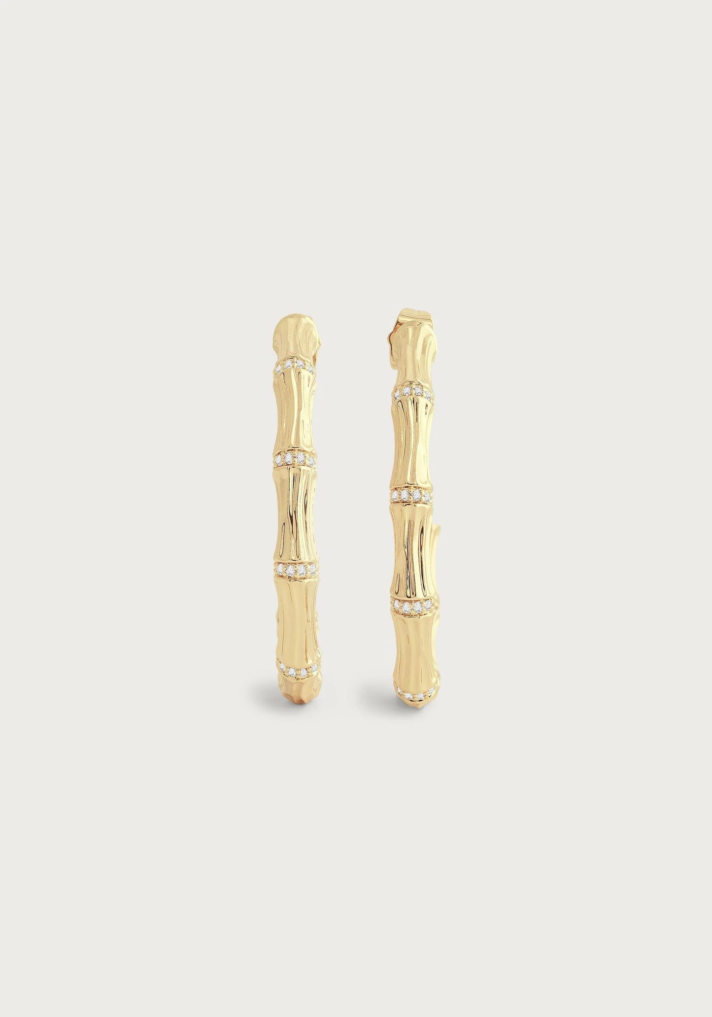 Anabel Aram Bamboo Single Hoop Earrings