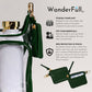 WanderFull Clear HydroBag® Stadium with Augusta Golf Green Trim and Matching RFID Pouch