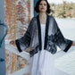 Market of Stars Stargazer Pixie Duster Cropped Kimono w/ Falling Stars O/S