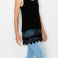 Origami Dazzle Lace Hem Tank Top