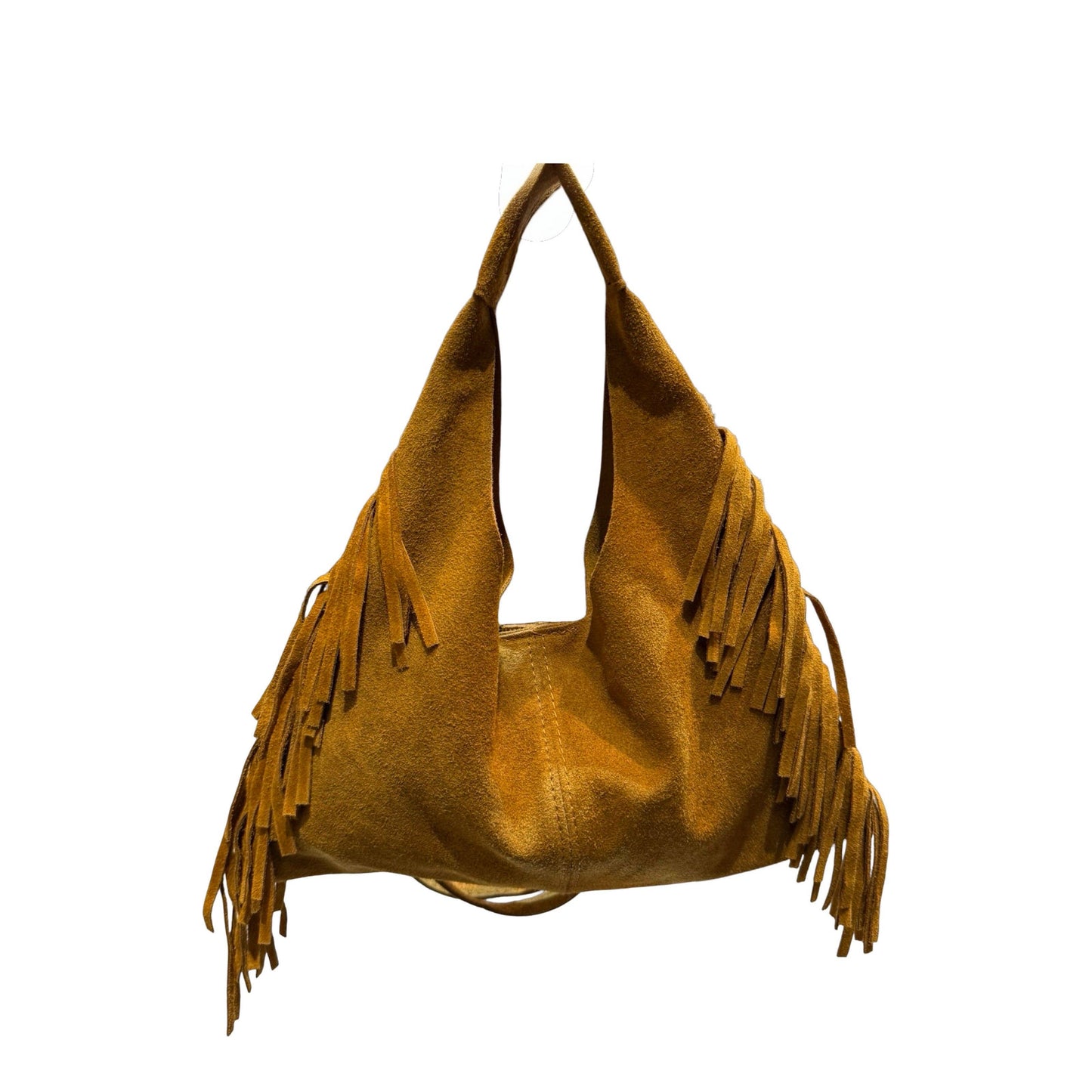 Louisa Lee Suede Leather Crossbody Bag Marco Fringe