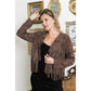 Vocal Fringe Crop Jacket