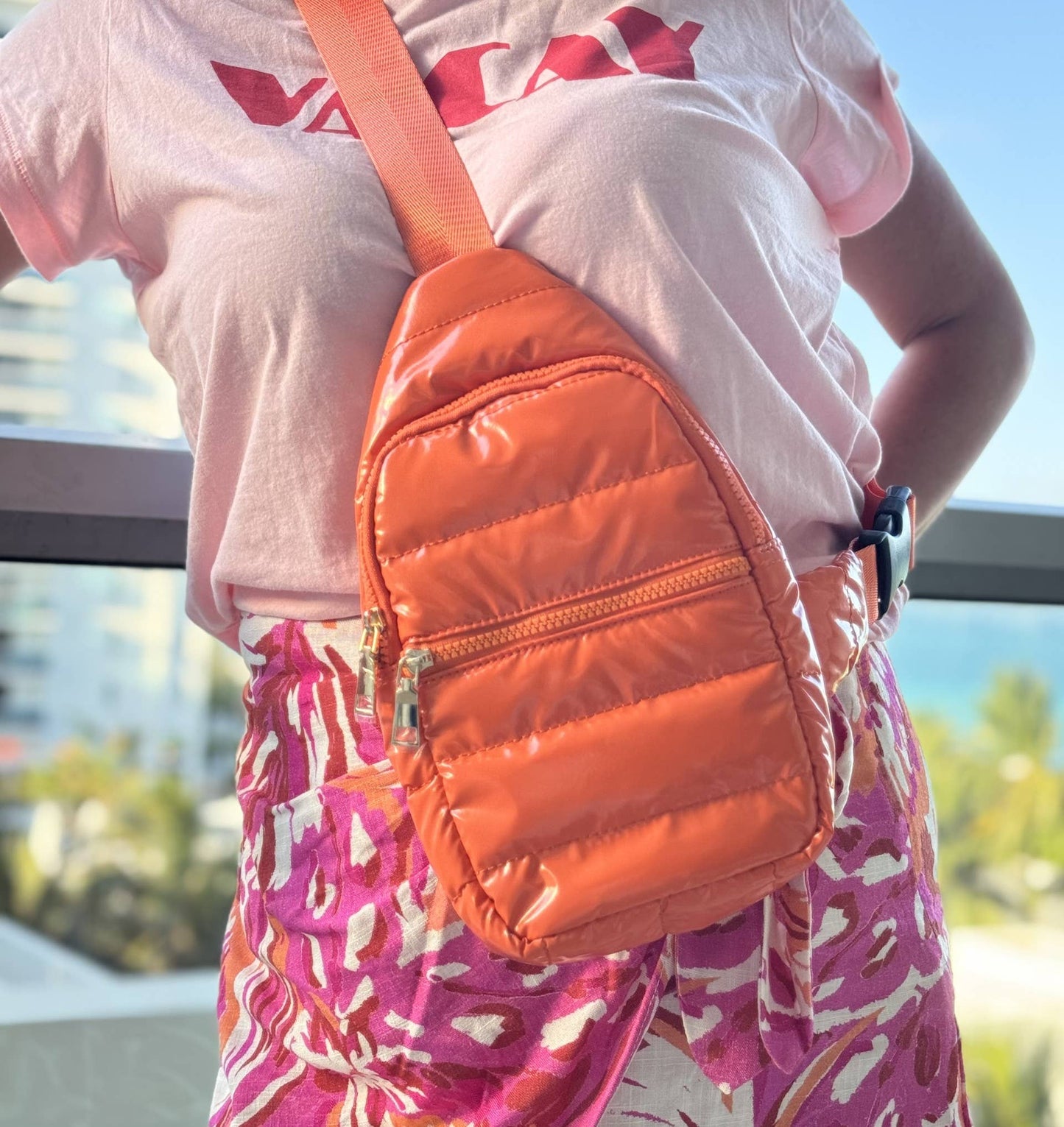 Babs + Birdie The Perry Puffer Sling Bag