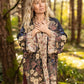 Market of Stars Lionheart Matinée Duster w/ florals & Narnia inspired print