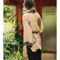 Market to the Stars Milk & Honey Bamboo Bohemian Kimono Cardigan with Belt One Size