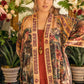 Market of Stars Courage Dear Heart Opera Duster Kimono Robe w/ Sacred Heart
