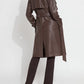 Lyssè Cielo Vegan Leather Trench Coat