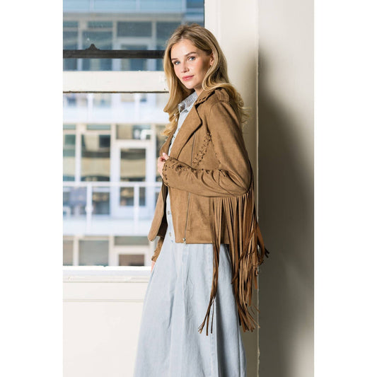 Vocal Moto Fringe Jacket